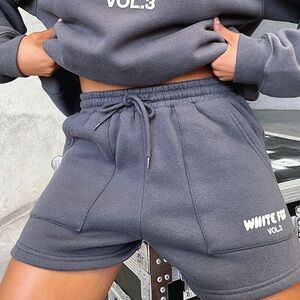 Whitefox Offstage Lounge Shorts Shadow